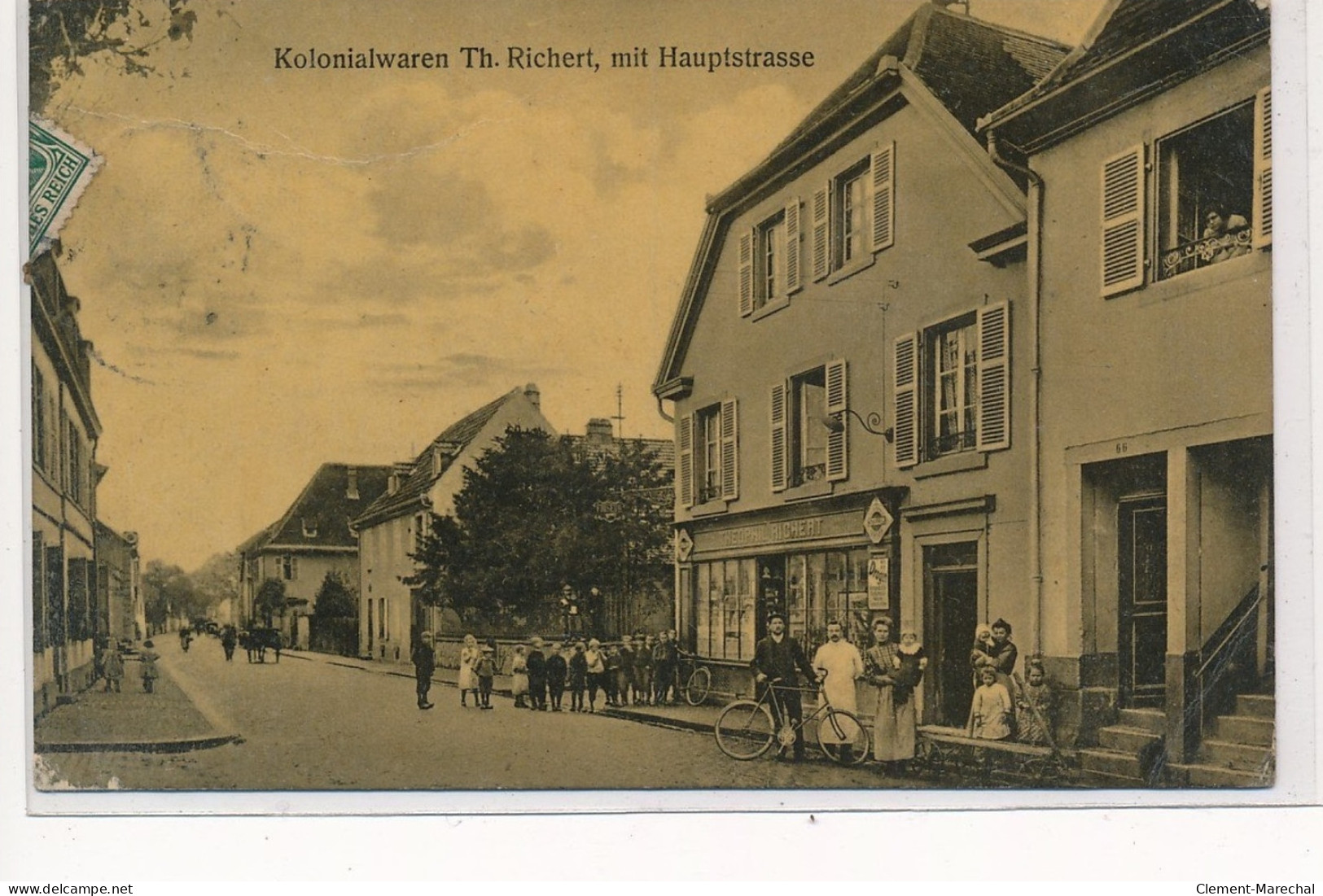 WINZENHEIM : Kolonialwaren Th. Richert, Mit Hauptstrasse - Etat - Andere & Zonder Classificatie