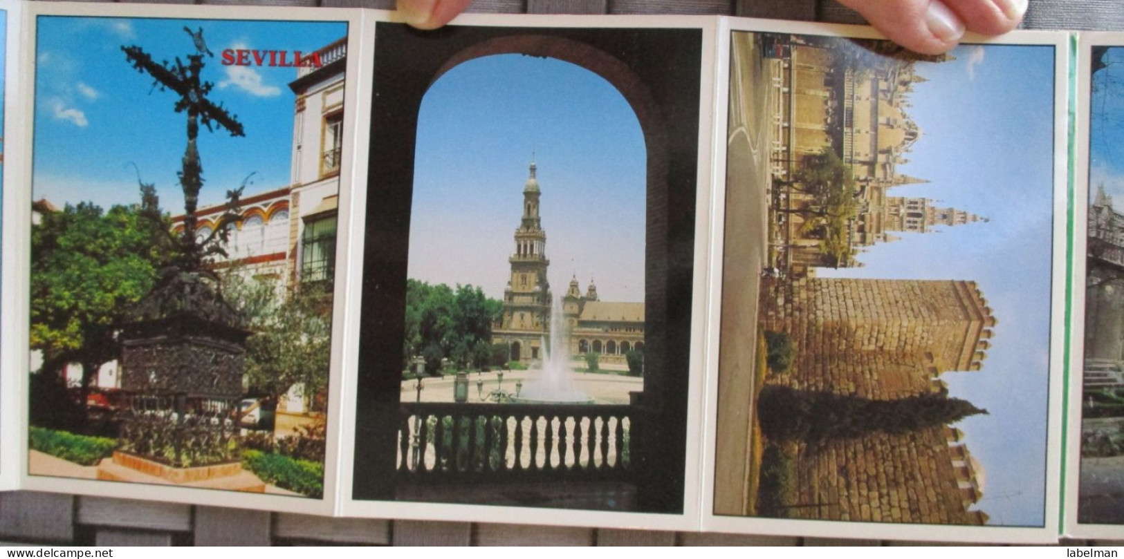 SPAIN SEVILLA BOOKLET LOT FOLDER BROCHURE KARTE POSTKARTE POSTCARD ANSICHTSKARTE CARTE POSTALE CARTOLINA CARD - Sammlungen & Sammellose