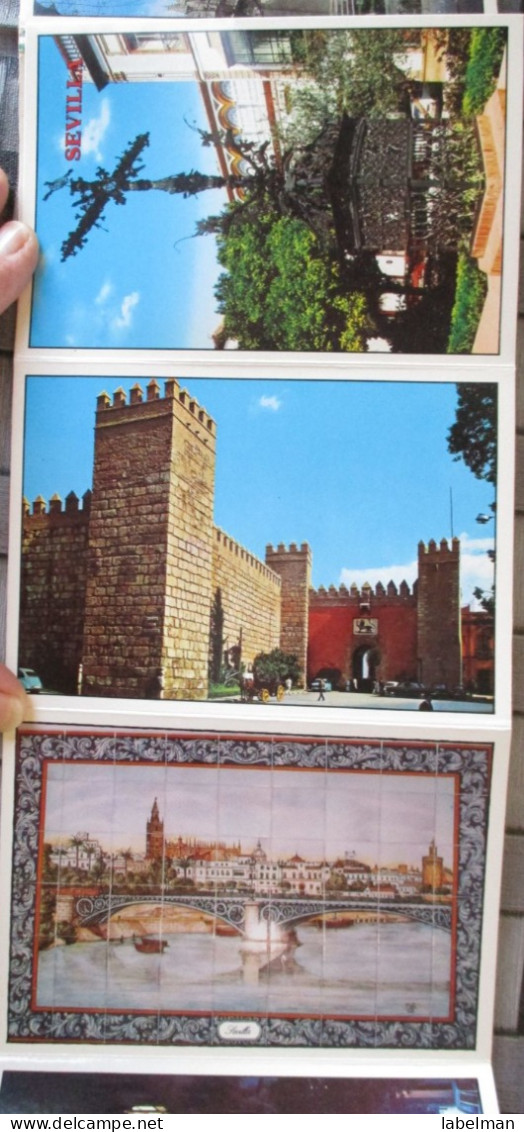 SPAIN SEVILLA BOOKLET LOT FOLDER BROCHURE KARTE POSTKARTE POSTCARD ANSICHTSKARTE CARTE POSTALE CARTOLINA CARD - Colecciones Y Lotes