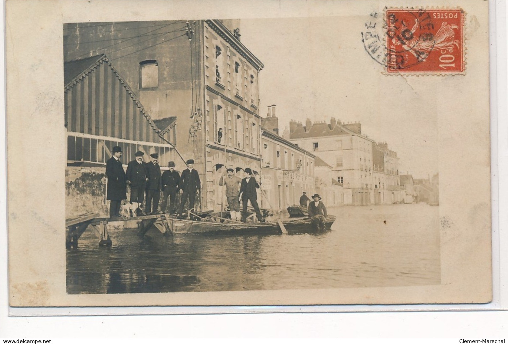 NANTES : Inondation 1910 - Tres Bon Etat - Nantes