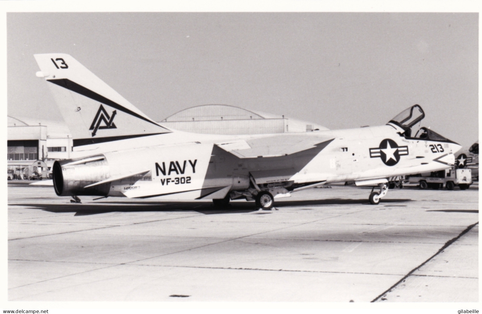 Photo Originale - Airplane - Plane - Aviation - Militaria - Avion Vought F-8 Crusader - 1946-....: Modern Era