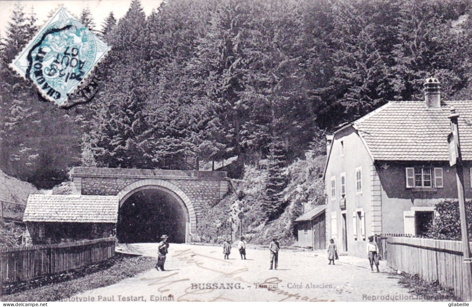 88 - Vosges - BUSSANG - Tunnel - Coté Alsacien - Bussang