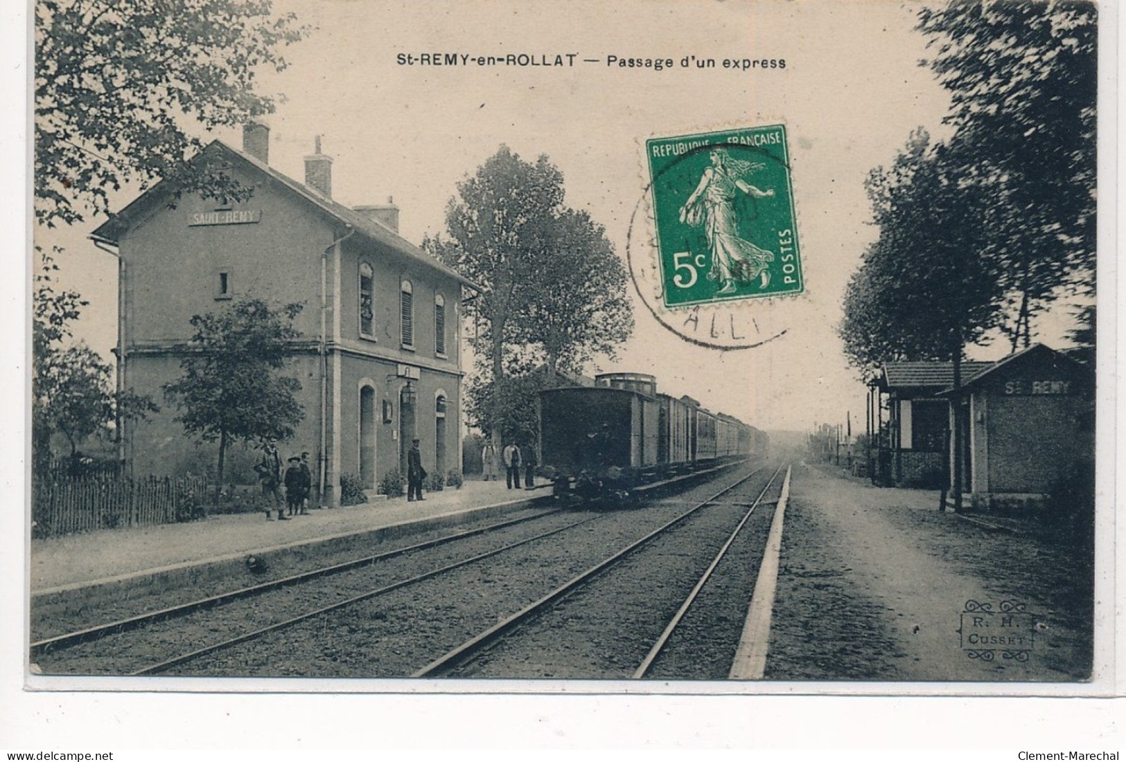 SAINT-REMY-en-ROLLAT : Passage D'un Express - Tres Bon Etat - Sonstige & Ohne Zuordnung