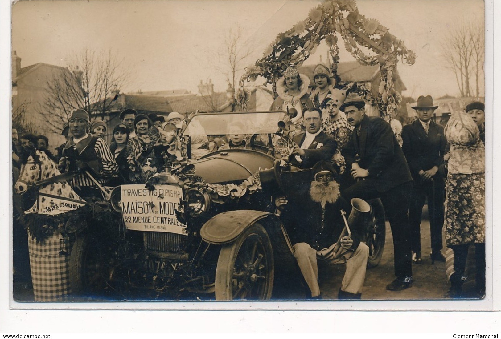 BLANC-MESNIL - DRANCY : Fete, Travestis, Automobile - Tres Bon Etat - Otros & Sin Clasificación