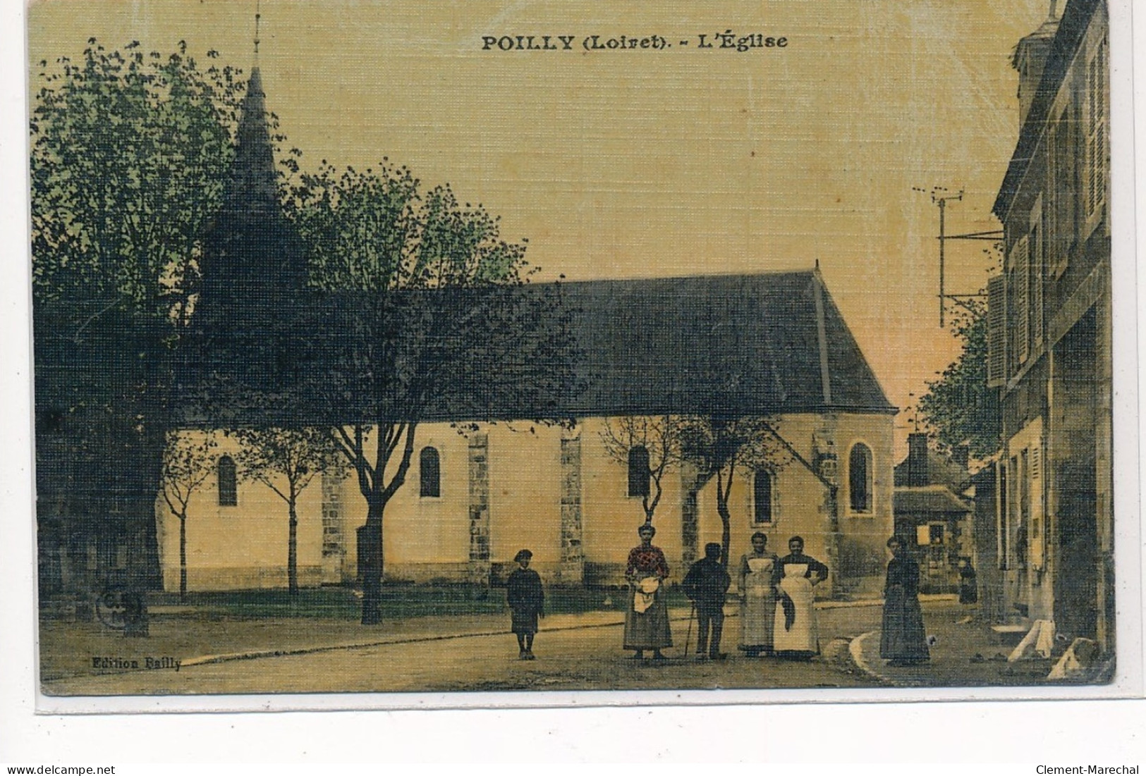 POILLY : L'église, Toillée - Tres Bon Etat - Other & Unclassified