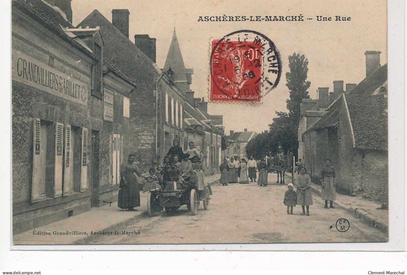 ACHERES-le-MARCHE : Une Rue - Tres Bon Etat - Andere & Zonder Classificatie