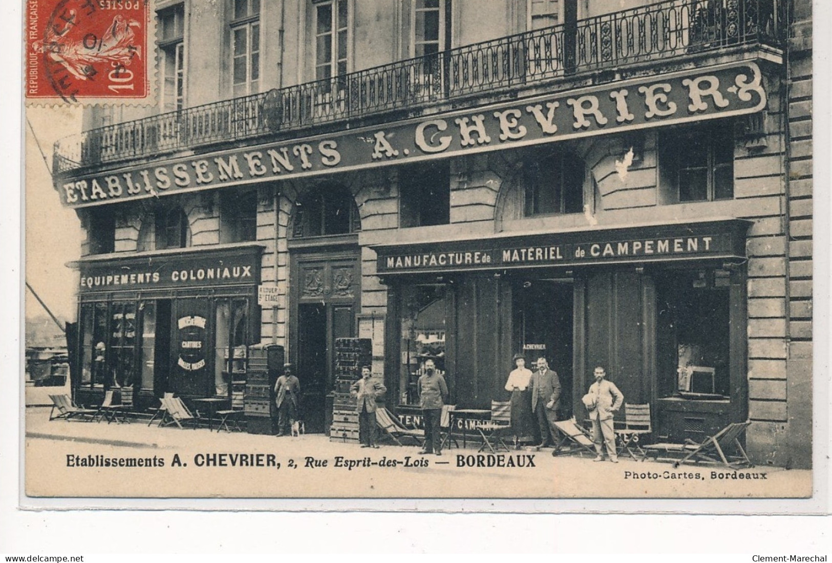 BORDEAUX : Etablissements A. Chevrier - Tres Bon Etat - Bordeaux