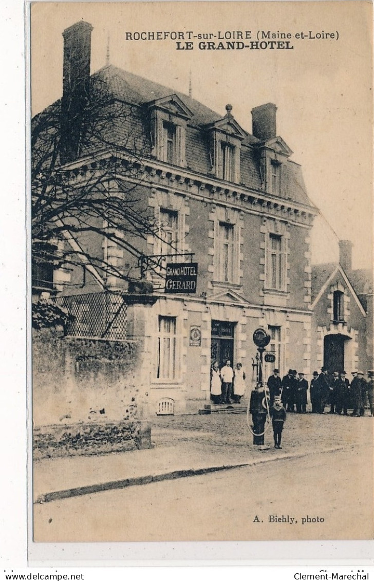 ROCHEFORT-sur-LOIRE : Le Grand Hotel, Pompe à Essence - Tres Bon Etat - Andere & Zonder Classificatie