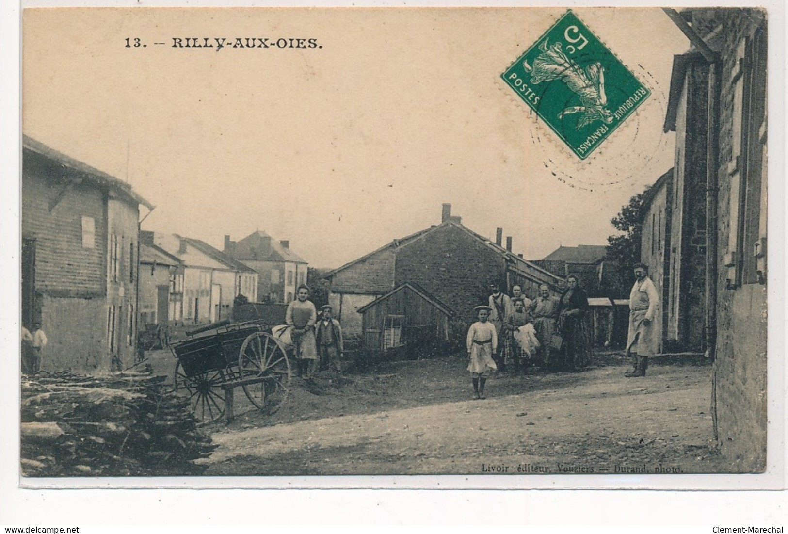 RILLY-aux-OIES : Scene Du Village - Tres Bon Etat - Andere & Zonder Classificatie