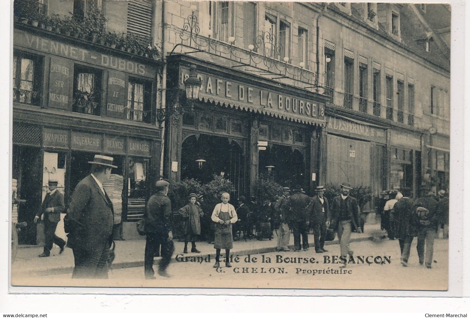 BESANCON : Grand Café De La Bourse, G. Chelon, Proprietaire - Tres Bon Etat - Besancon