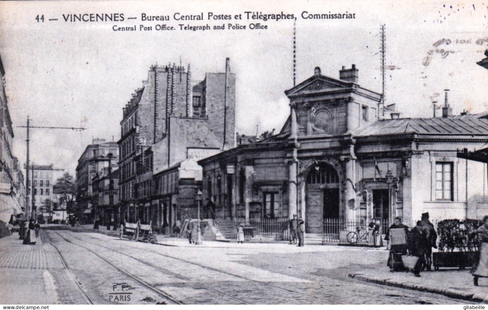 94 - VINCENNES - Bureau Central Postes Et Telegraphes - Commissariat - Vincennes