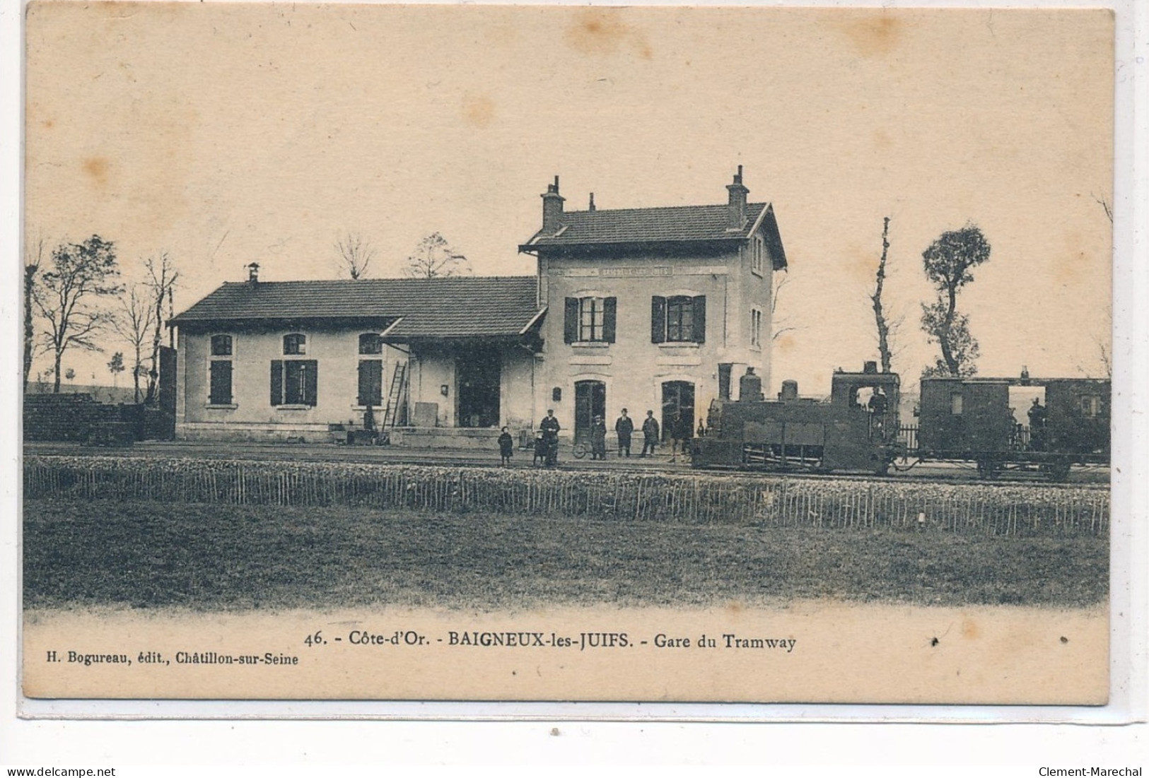 BAIGNEUX-les-JUIFS : Gare Du Tramway - Etat (traces) - Andere & Zonder Classificatie