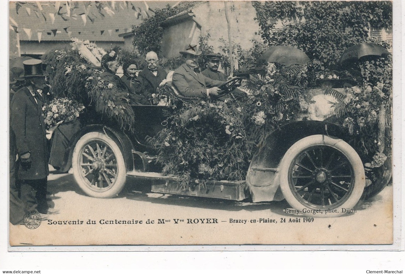 BRAZEY-en-PLEINE : Souvenir Du Centenaire De Mme Vve Royer 24 Aout 1909 - Tres Bon Etat - Autres & Non Classés