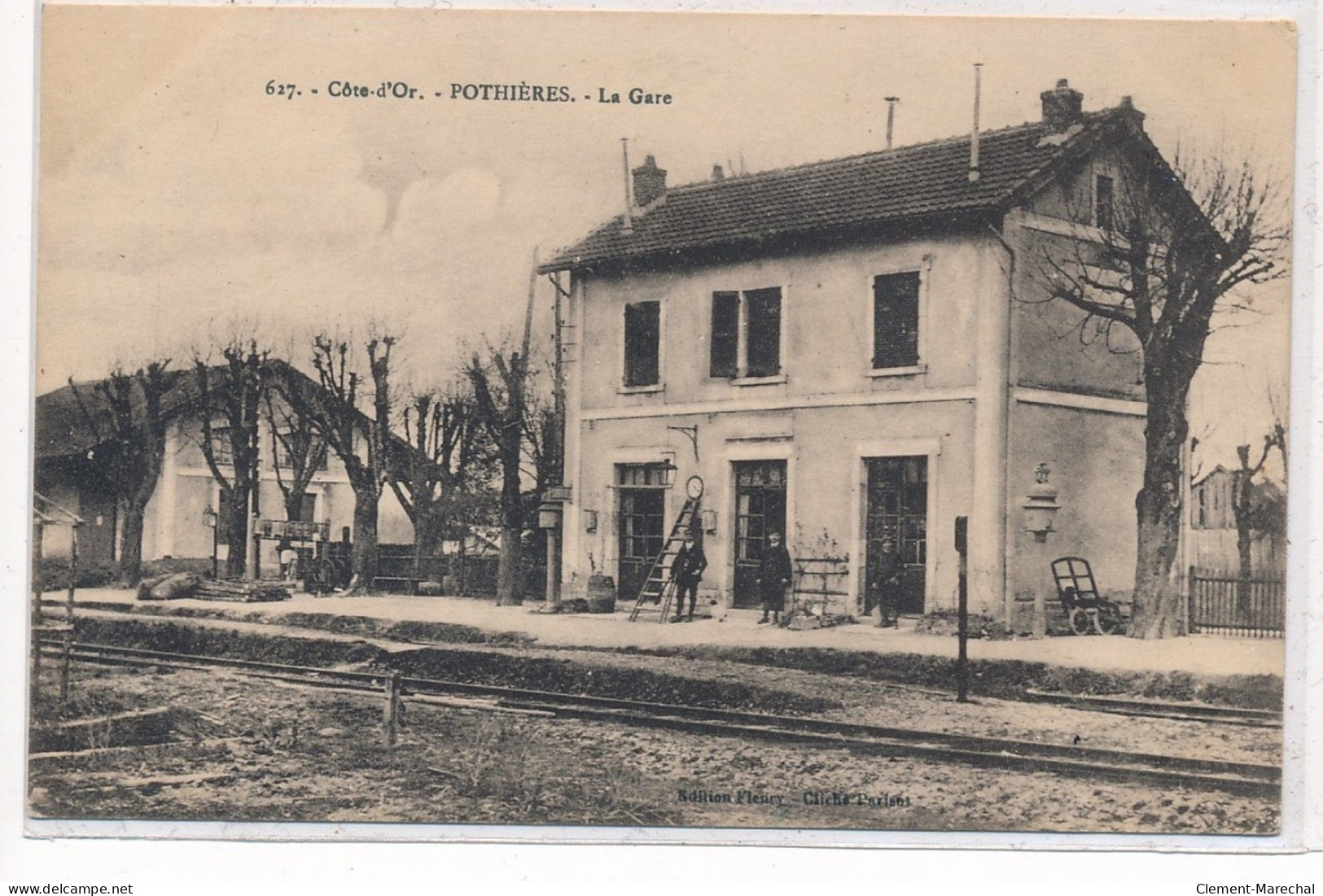 POTHIERES : La Gare - Tres Bon Etat - Autres & Non Classés