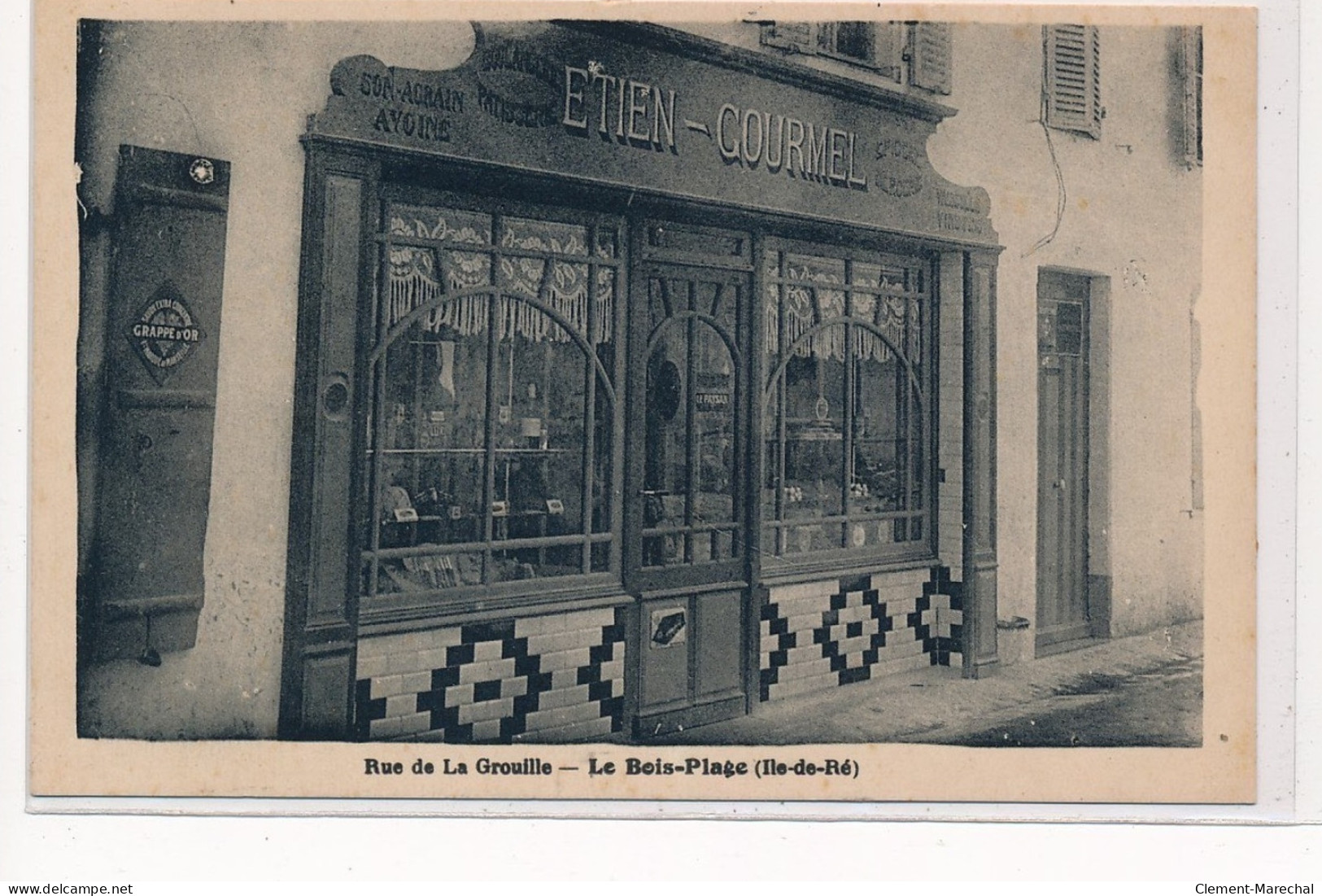 LE BOIS-PLAGE : Rue De La Grouille, Etien-courmel, Boulangerie - Tres Bon Etat - Autres & Non Classés