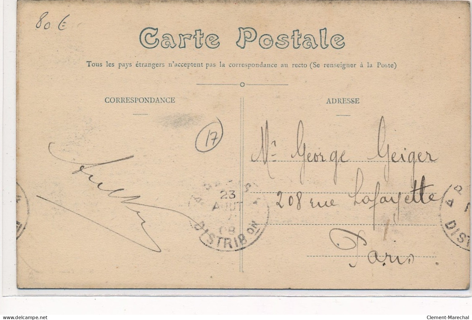 ILE D'OLERON : Epave Du Vapeur Le "gouet" Perdu Le 5 Novembre 1907 à 2 Heures Du Matin - Tres Bon Etat - Ile D'Oléron