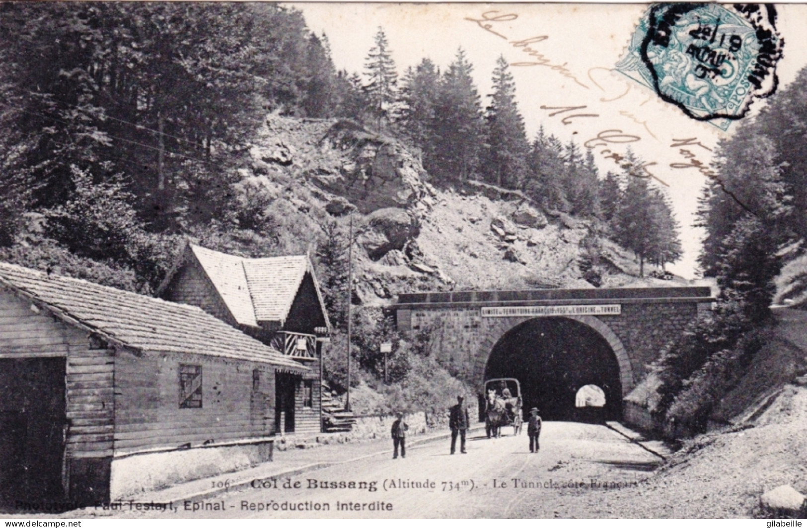 88 - Vosges - Col De BUSSANG - Le Tunnel Coté Francais - Bussang