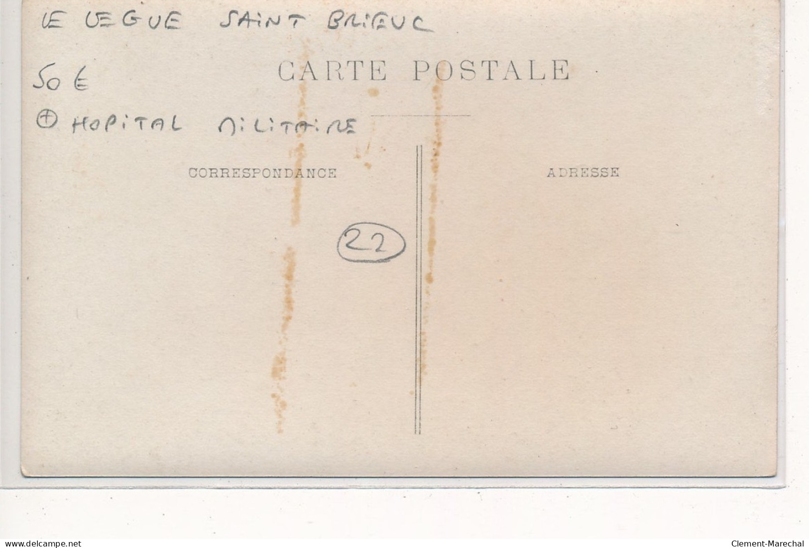 SAINT BRIEUC LE LEGUE : Hopital Militaire - Tres Bon Etat - Saint-Brieuc