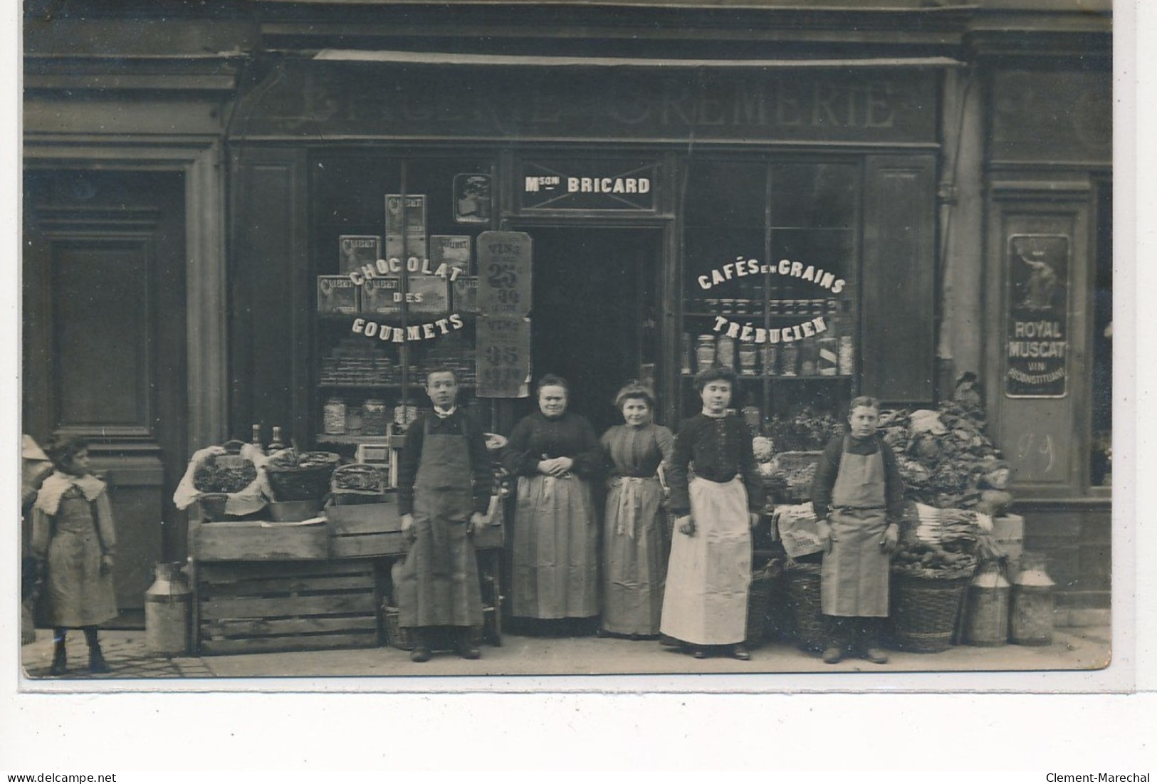 PARIS 15ème : Carte Photo De L'épicerie Bricard, Chocolat Des Gourmets Café Grains Trebucier  (20 Rue  De Lourmel) - TBE - District 15