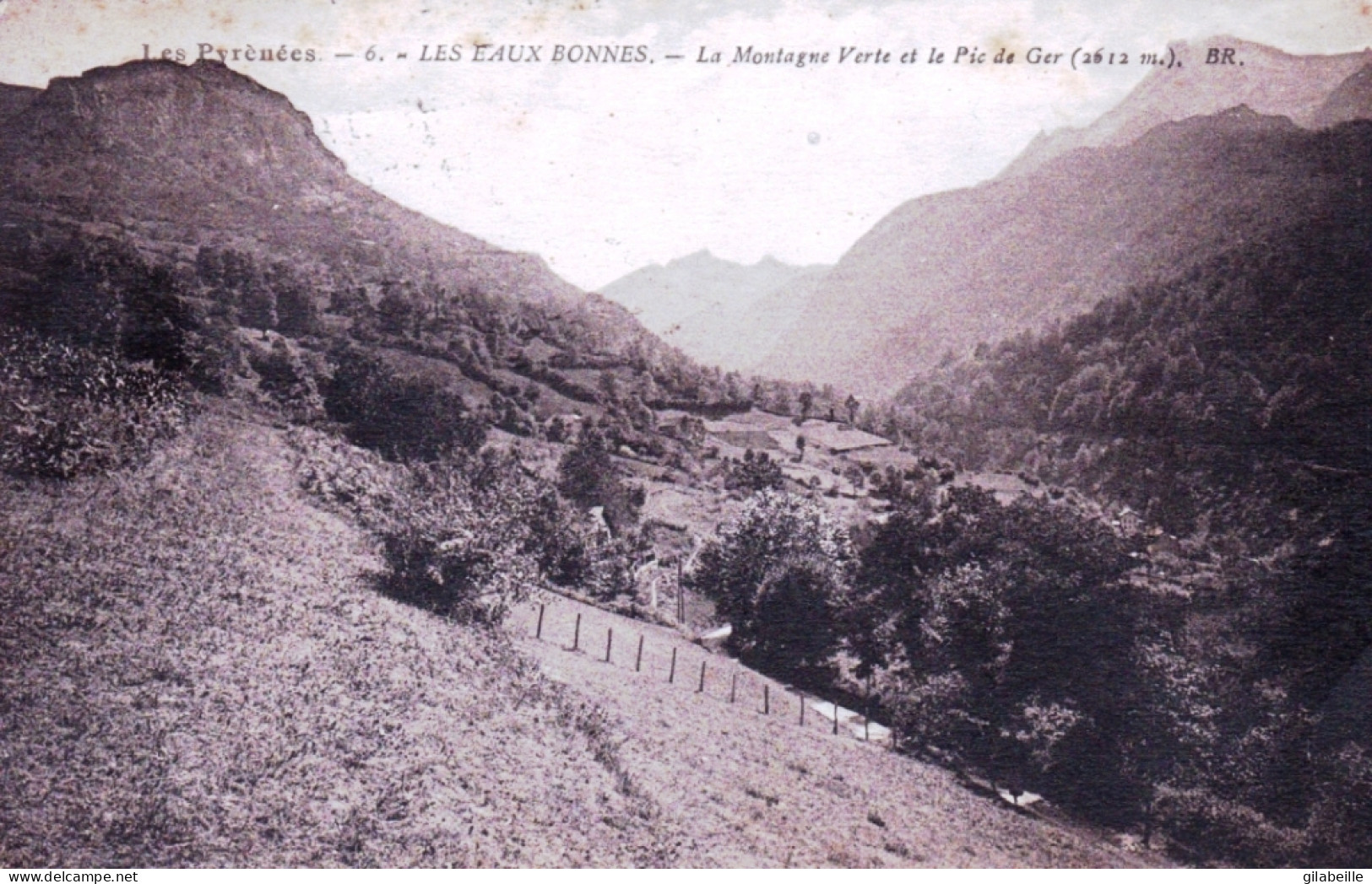 64 - Les  EAUX BONNES - La Montagne Verte Et Le Pic De Ger - Eaux Bonnes