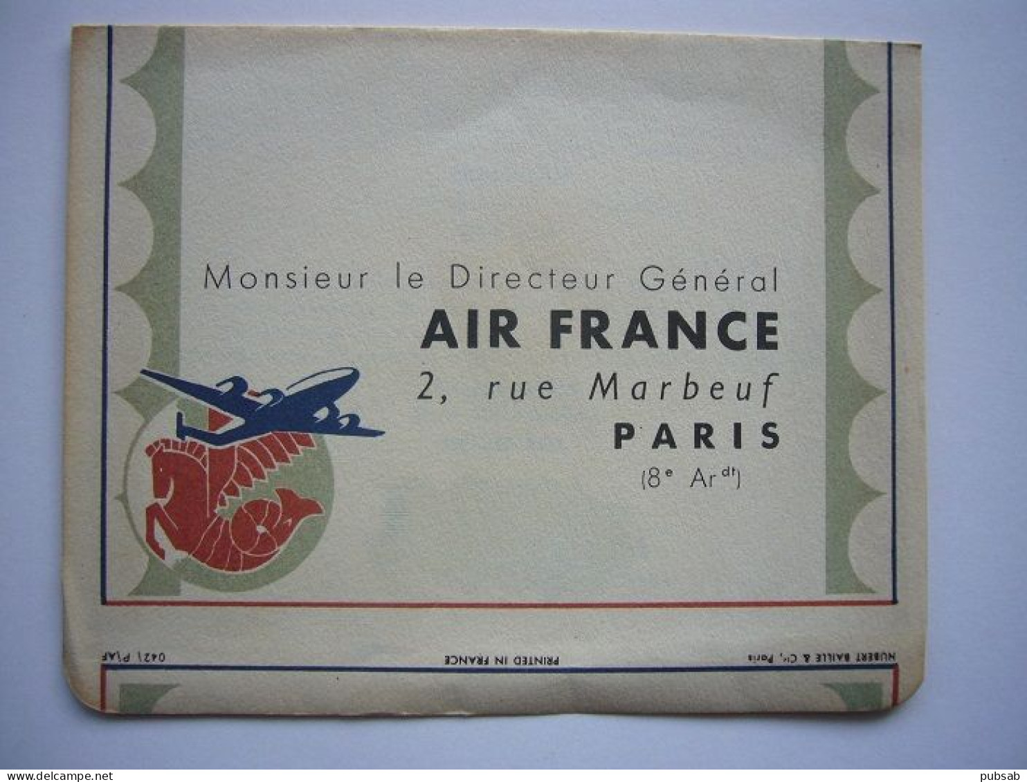 Avion / Airplane / AIR FRANCE /  Super Constellation / Carte Lettre / Airline Issue - 1946-....: Ere Moderne