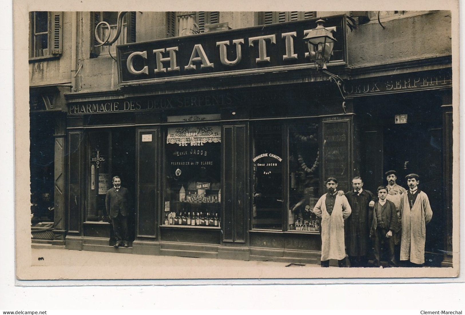 SAINT ETIENNE : 13 Rue Du Grand Moulin - Pharmacie Des Deux Sepents, Chautin - Tres Bon Etat - Saint Etienne