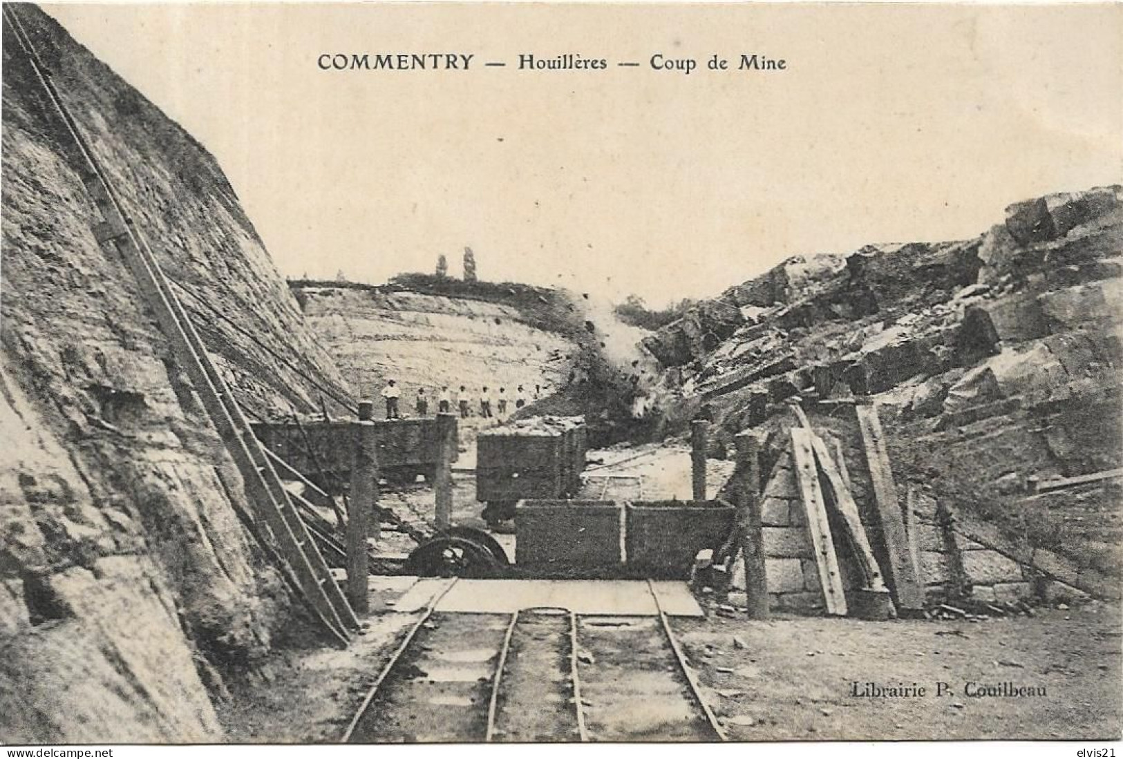 COMMENTRY Houillères. Coup De Mine - Commentry