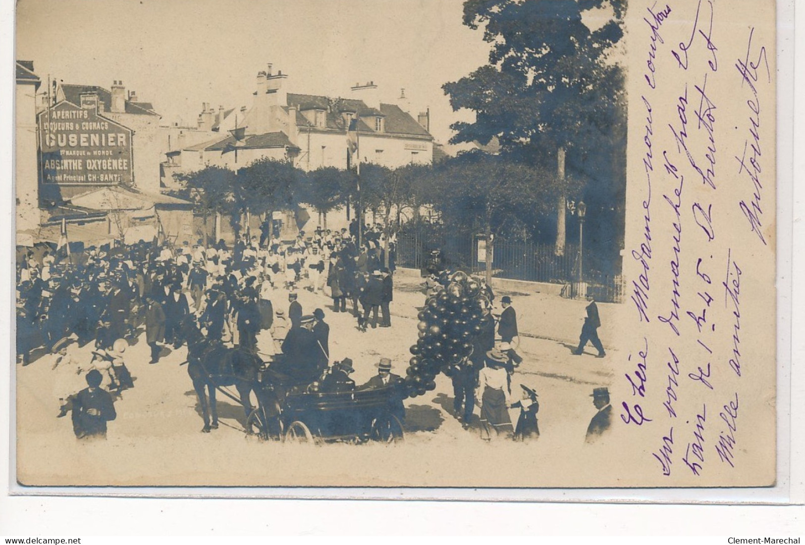 MONTARGIS(?) : Cachet De Montargis à Paris, Fete, Marchand De Ballons - Tres Bon Etat - Montargis