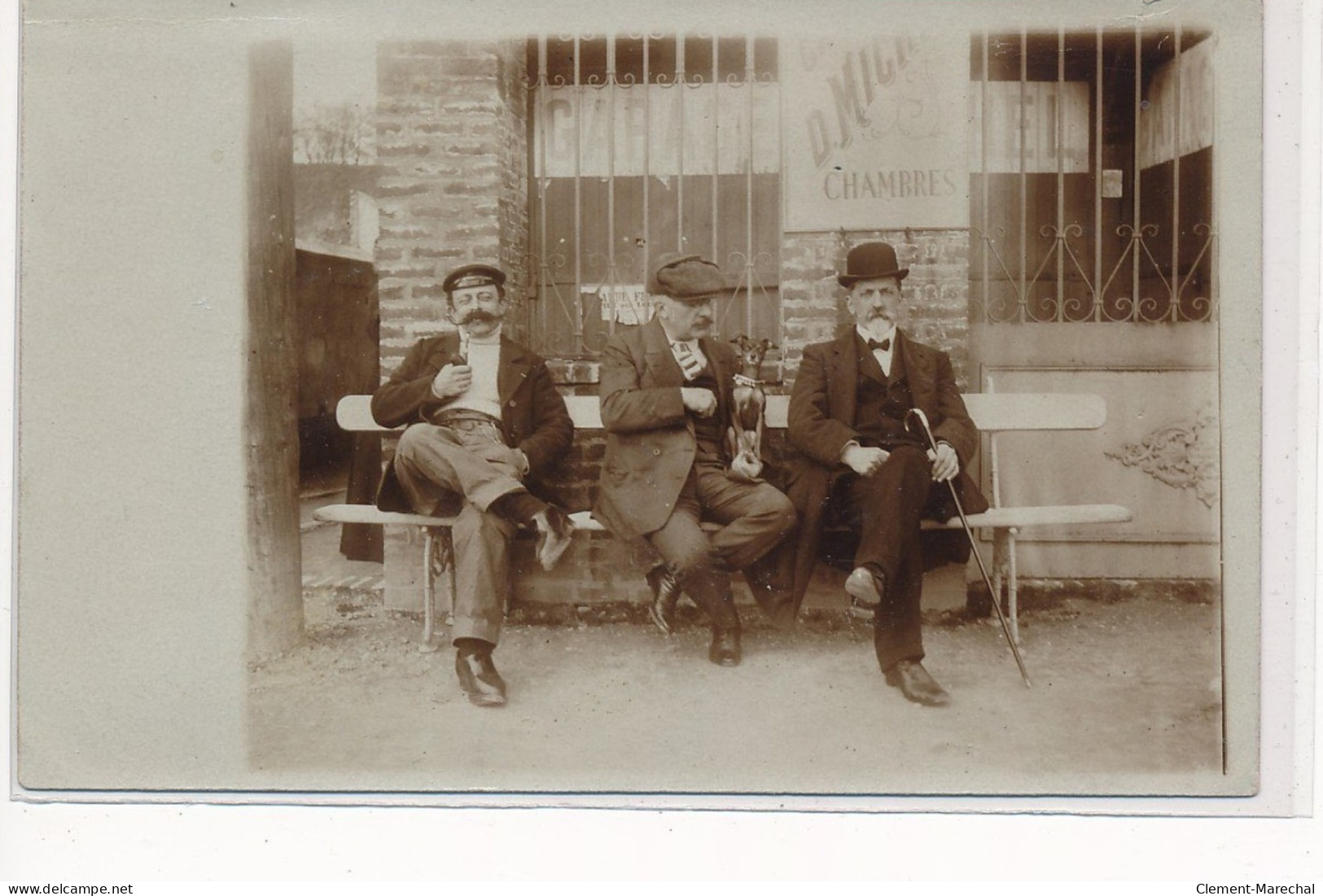 CARTE PHOTO A LOCALISER : Hotel Michel, Garage Michel, Personnages - Etat - Photos