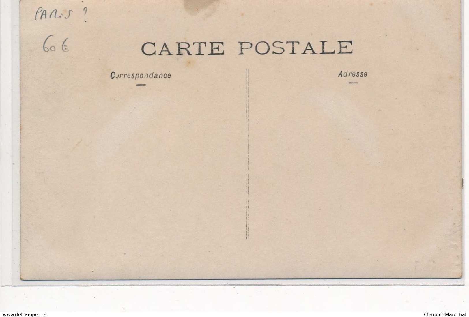 CARTE PHOTO A LOCALISER : Cafe Restaurant Gerentes, Paris(?) - Tres Bon Etat - Photos