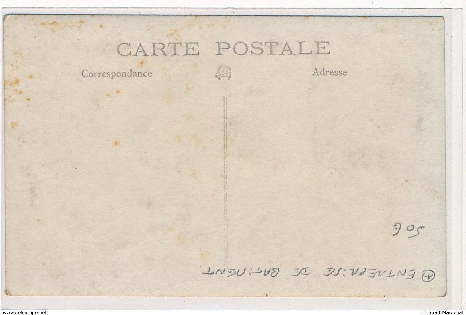 CARTE PHOTO A LOCALISER : Entreprise De Batiment - Tres Bon Etat - Photos