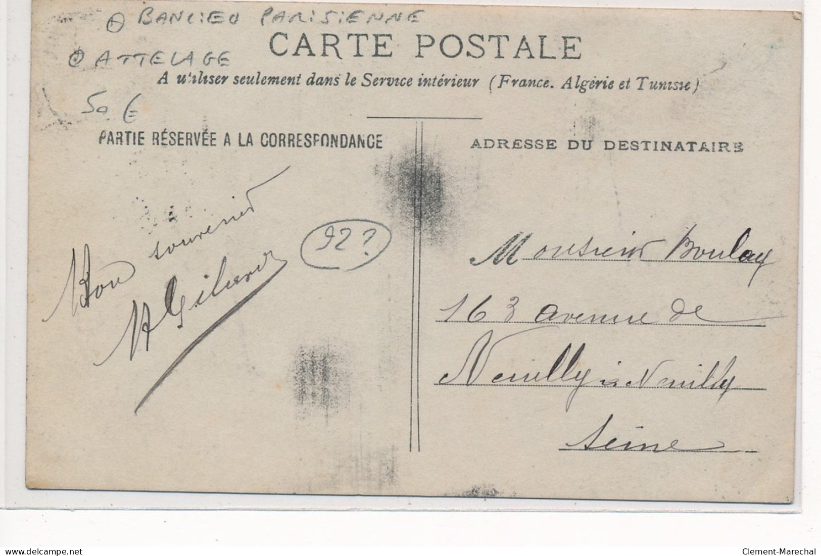 CARTE PHOTO A LOCALISER : Banlieu Parisienne, Attelage, Haut-de-seine - Tres Bon Etat - Photos