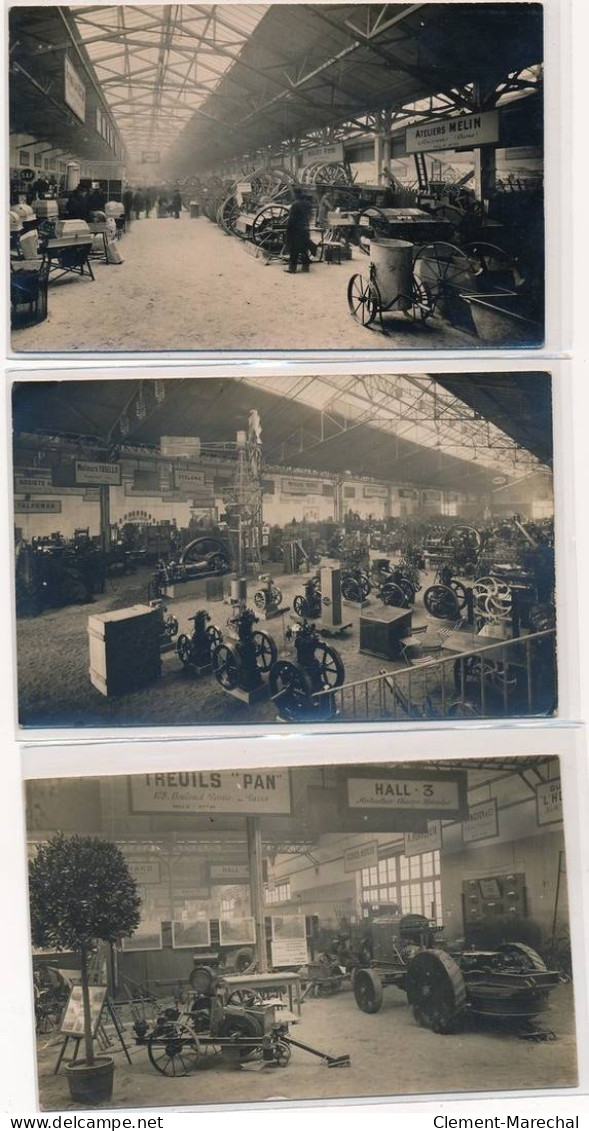 CARTE PHOTO A LOCALISER : Salon De La Machine Agricole 3CPA - Tres Bon Etat - Photos