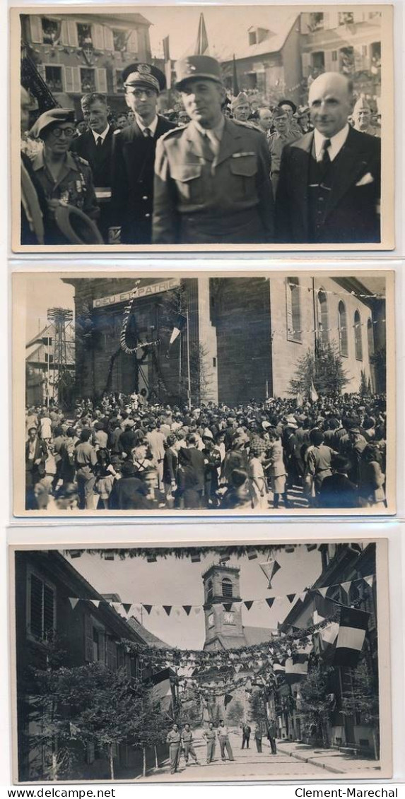 CARTE PHOTO A LOCALISER : Lot De 3CPA Militaire Guerre 39-45 - Tres Bon Etat - Photos