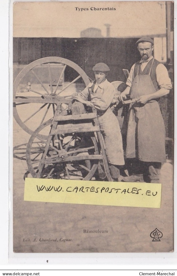 Environs De COGNAC : Types Charentais - Rémouleurs (rarissime)- Très Bon état - Sonstige & Ohne Zuordnung