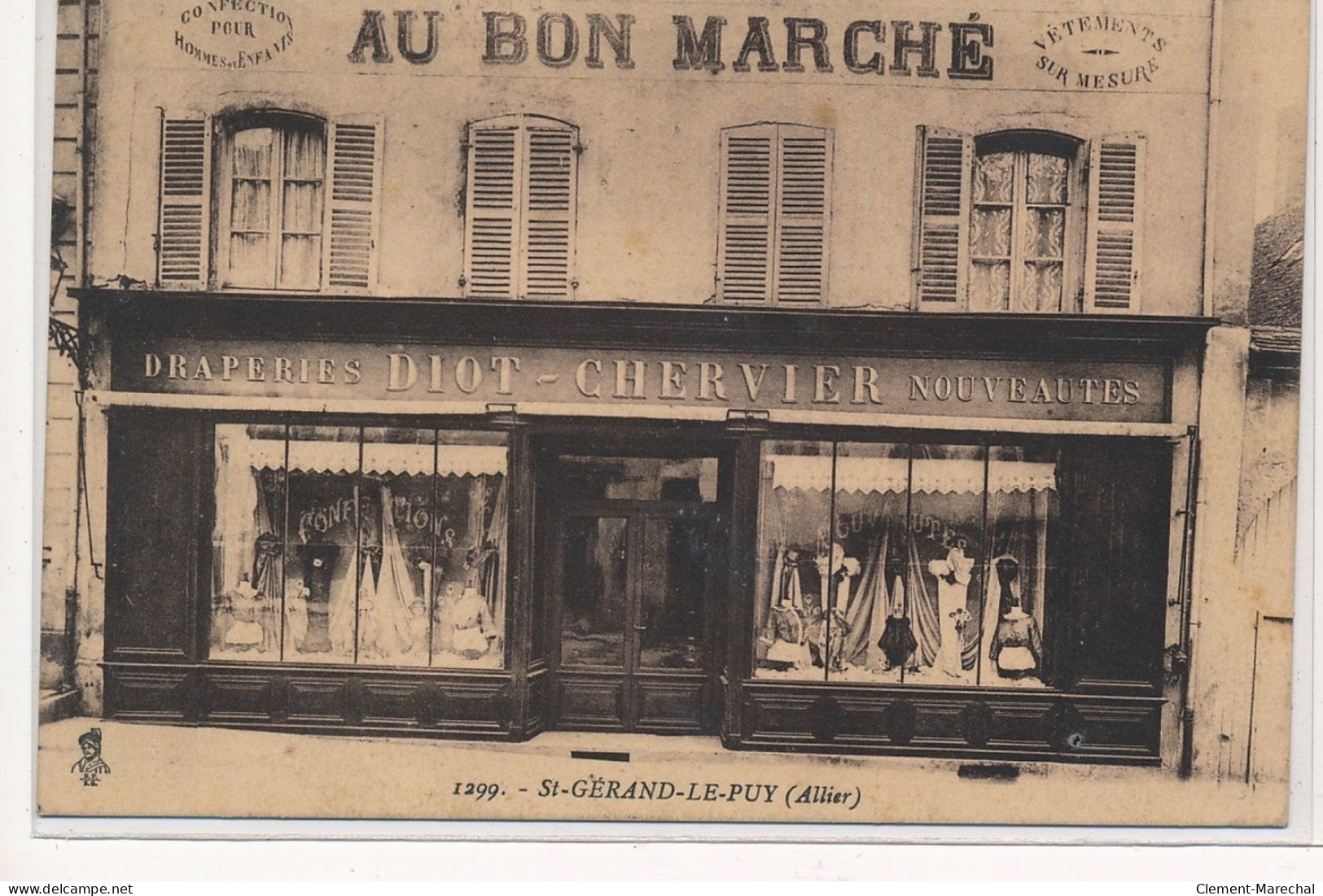 SAINT-GERAND-le-PUY : Place De La Republique, "au Bon Marché" - Tres Bon Etat - Altri & Non Classificati