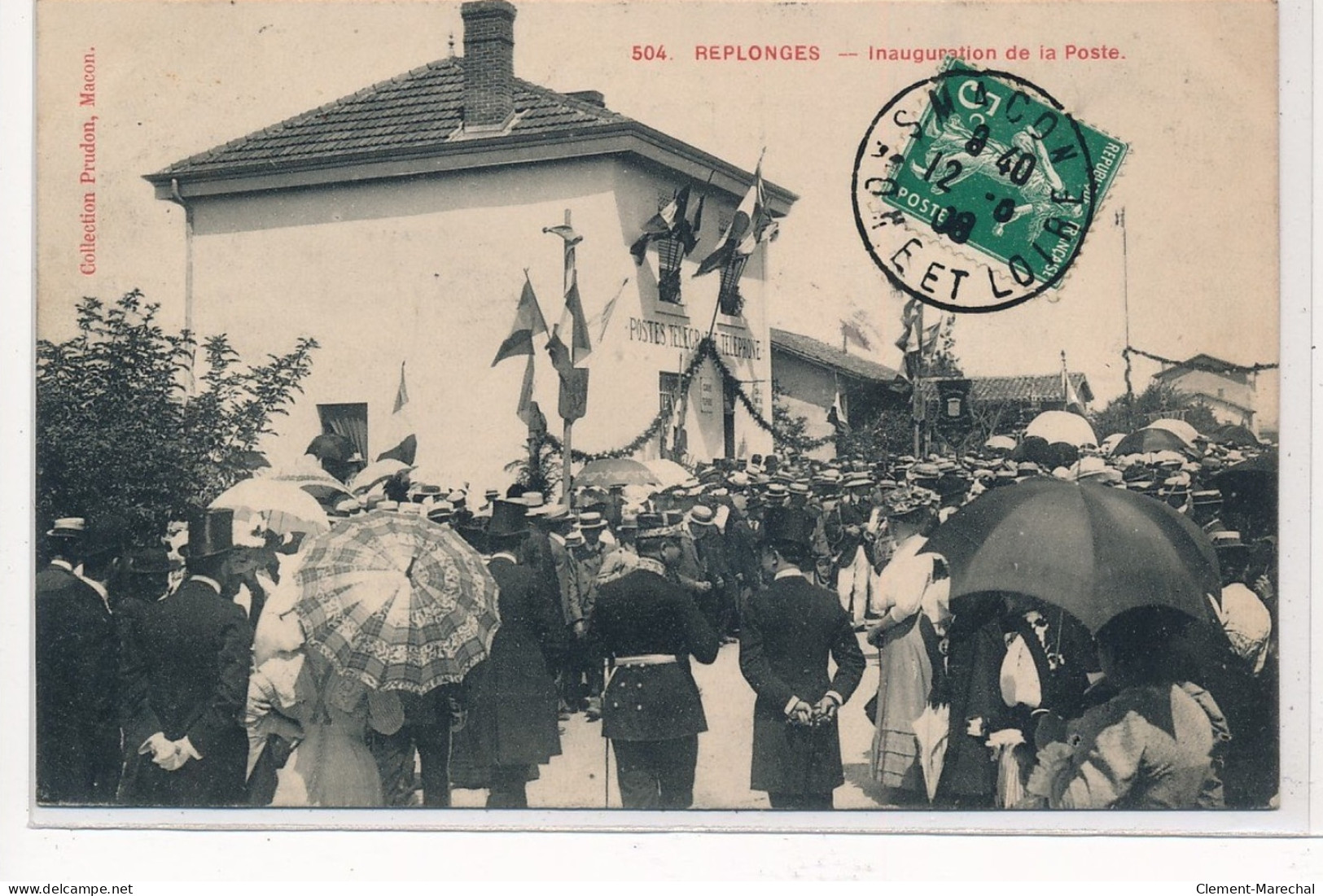 REPLONGES : Inauguration De La Poste - Tres Bon Etat - Zonder Classificatie