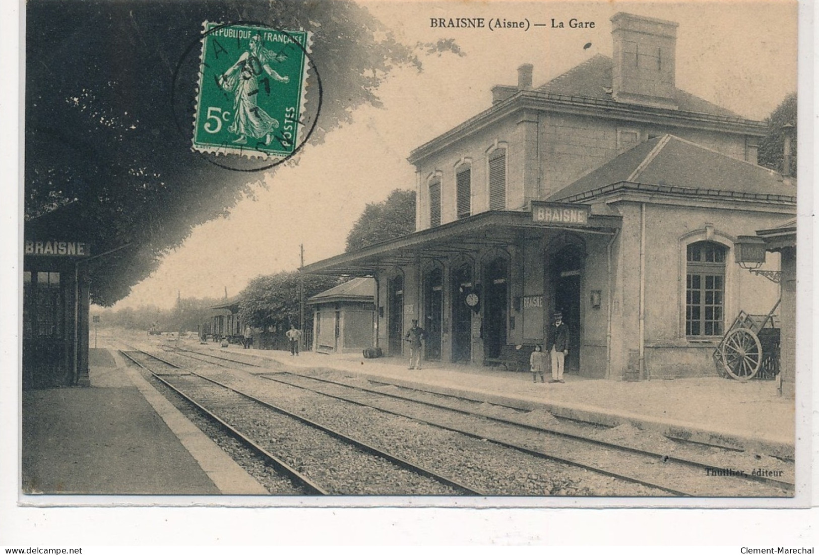 BRAISNE : La Gare - Tres Bon Etat - Sonstige & Ohne Zuordnung