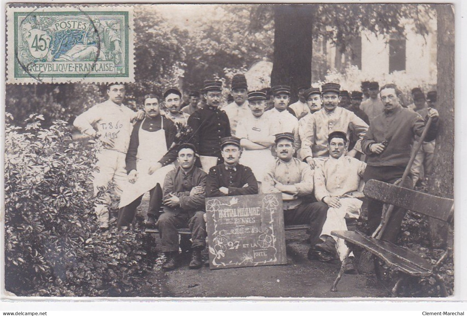 RENNES : Carte Photo De L'hopital Militaire - Très Bon état - Rennes