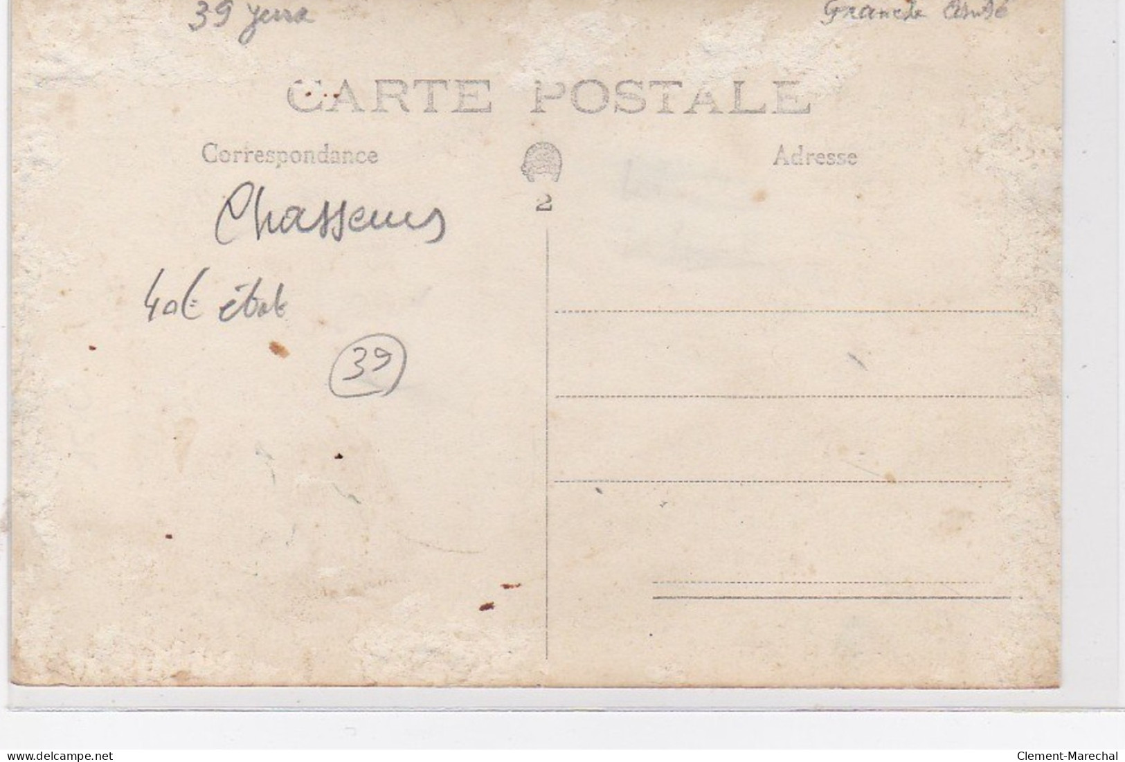 A Localiser : Carte Photo De Chasseurs à Tir (chasse) - état - Other & Unclassified