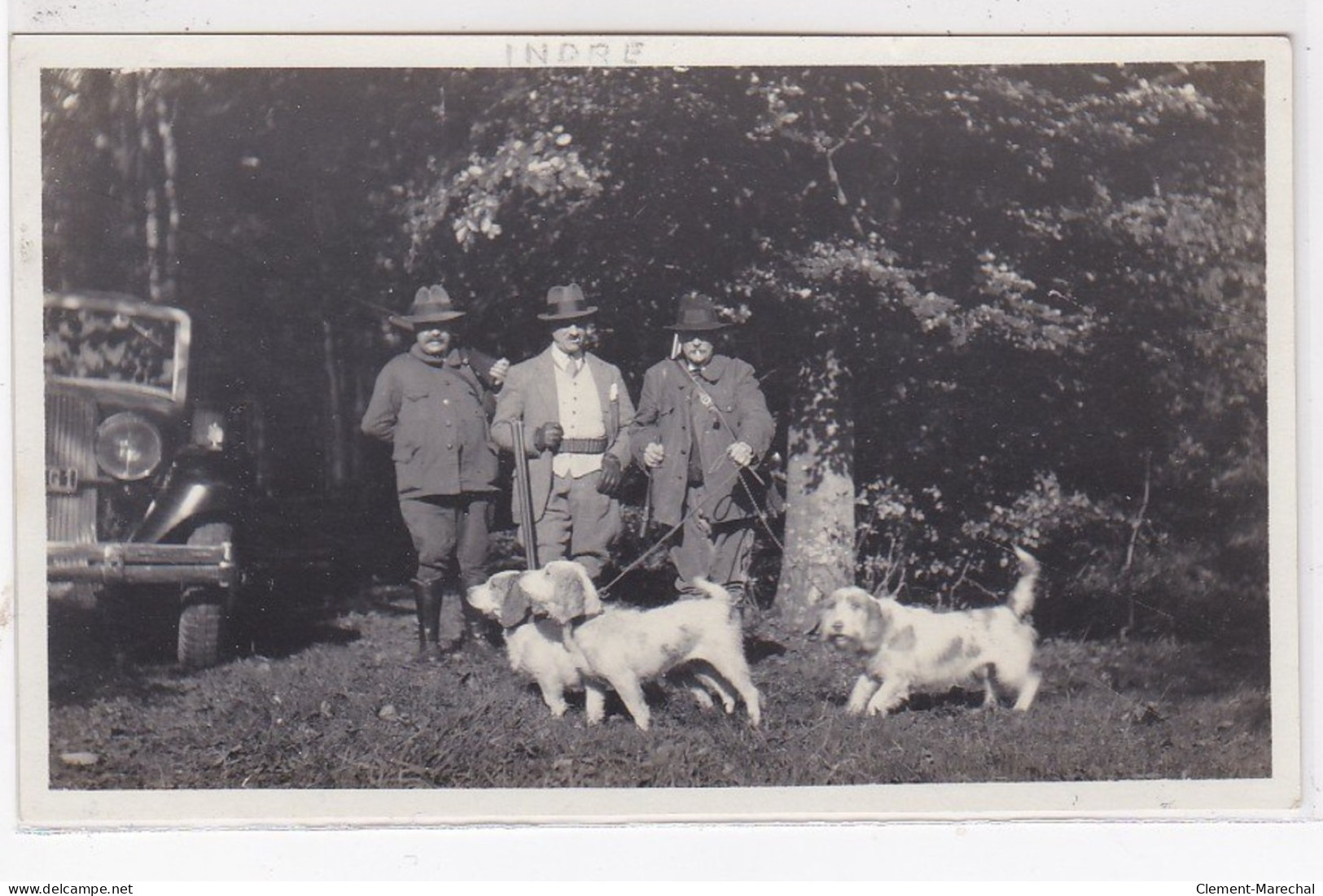 MEZIERES EN BRENNE : Photo Format Cpa (chasse - Automobile) - Très Bon état - Other & Unclassified