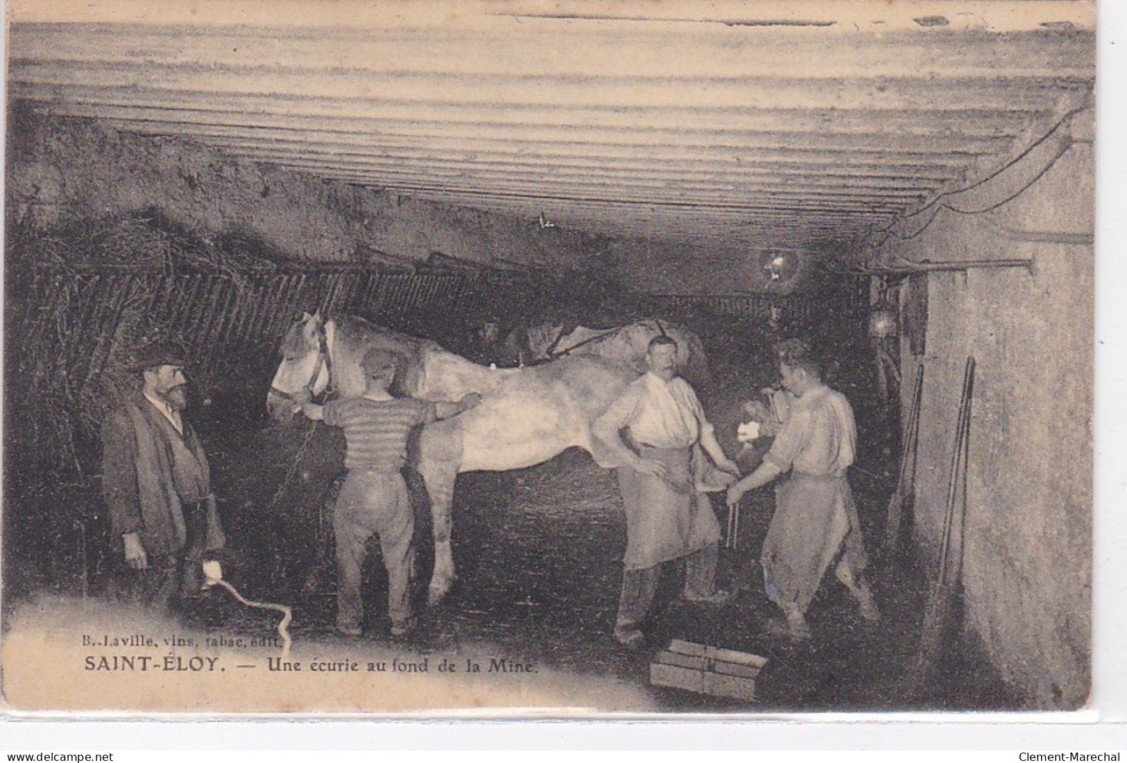 SAINT ELOY LES MINES : Une écurie Au Fond De La Mine - Très Bon état - Saint Eloy Les Mines