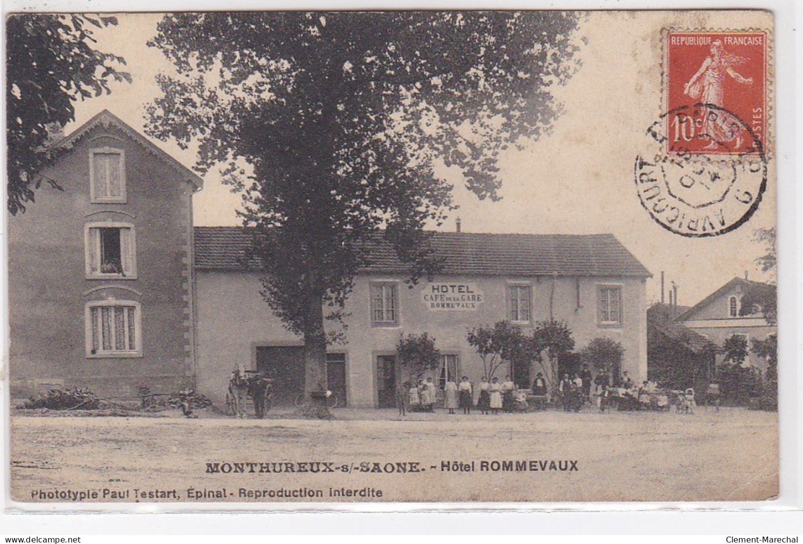 MONTHUREUX SUR SAONE : L'hotel Rommevaux - Très Bon état - Monthureux Sur Saone