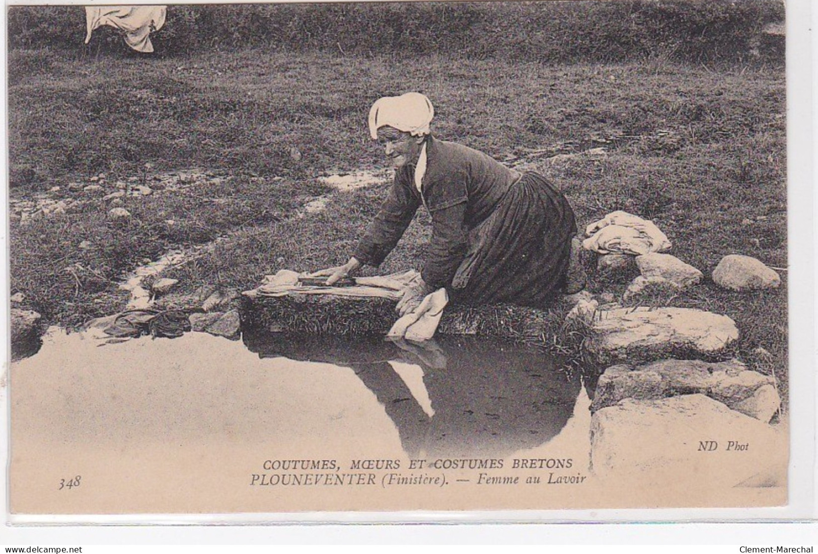 PLOUNEVENTER : Femme Au Lavoir (CMCB) - Très Bon état - Other & Unclassified