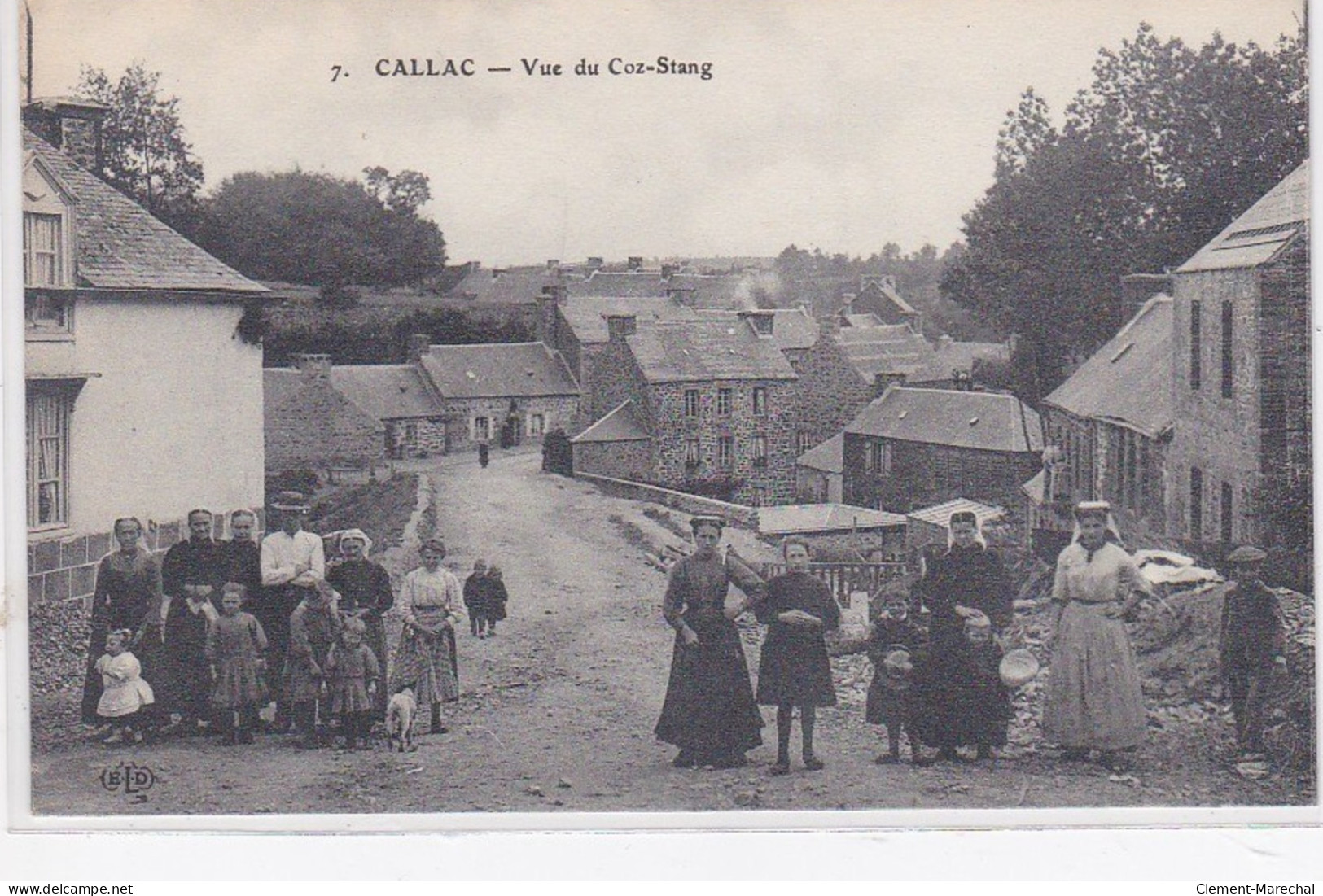 CALLAC : Vue Du Coz-stang - Très Bon état - Callac