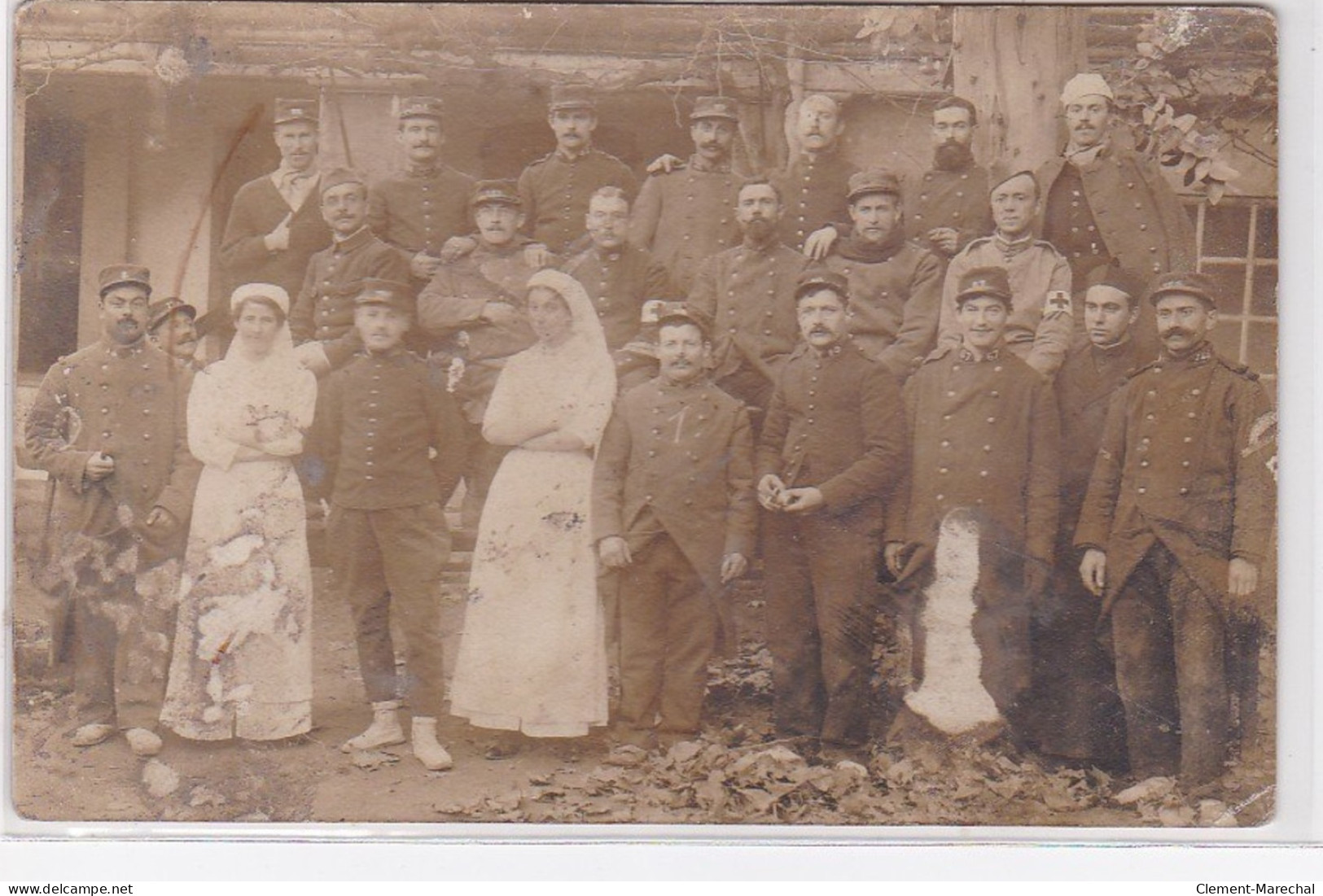 PERPIGNAN : Carte Photo D'un Hopital Militaire - Bon état - Perpignan