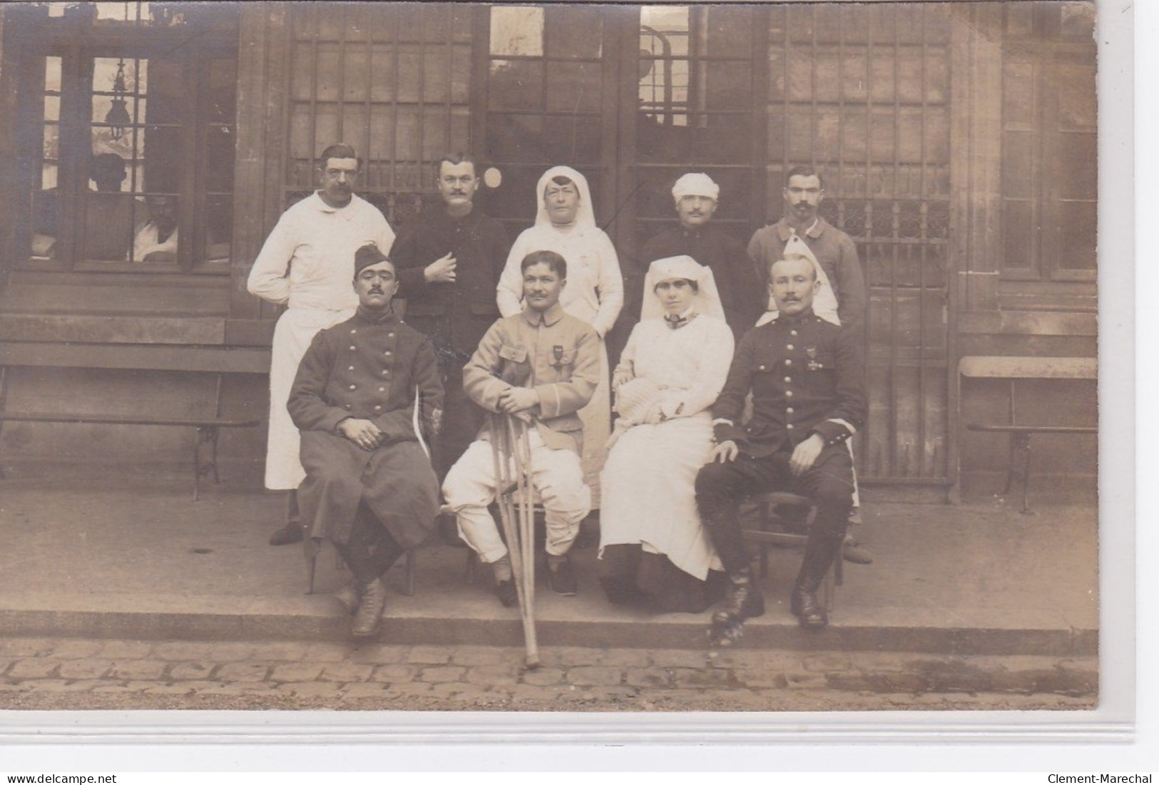 ROUEN : Carte Photo De L'hopital Militaire En 1915 - Très Bon état - Rouen