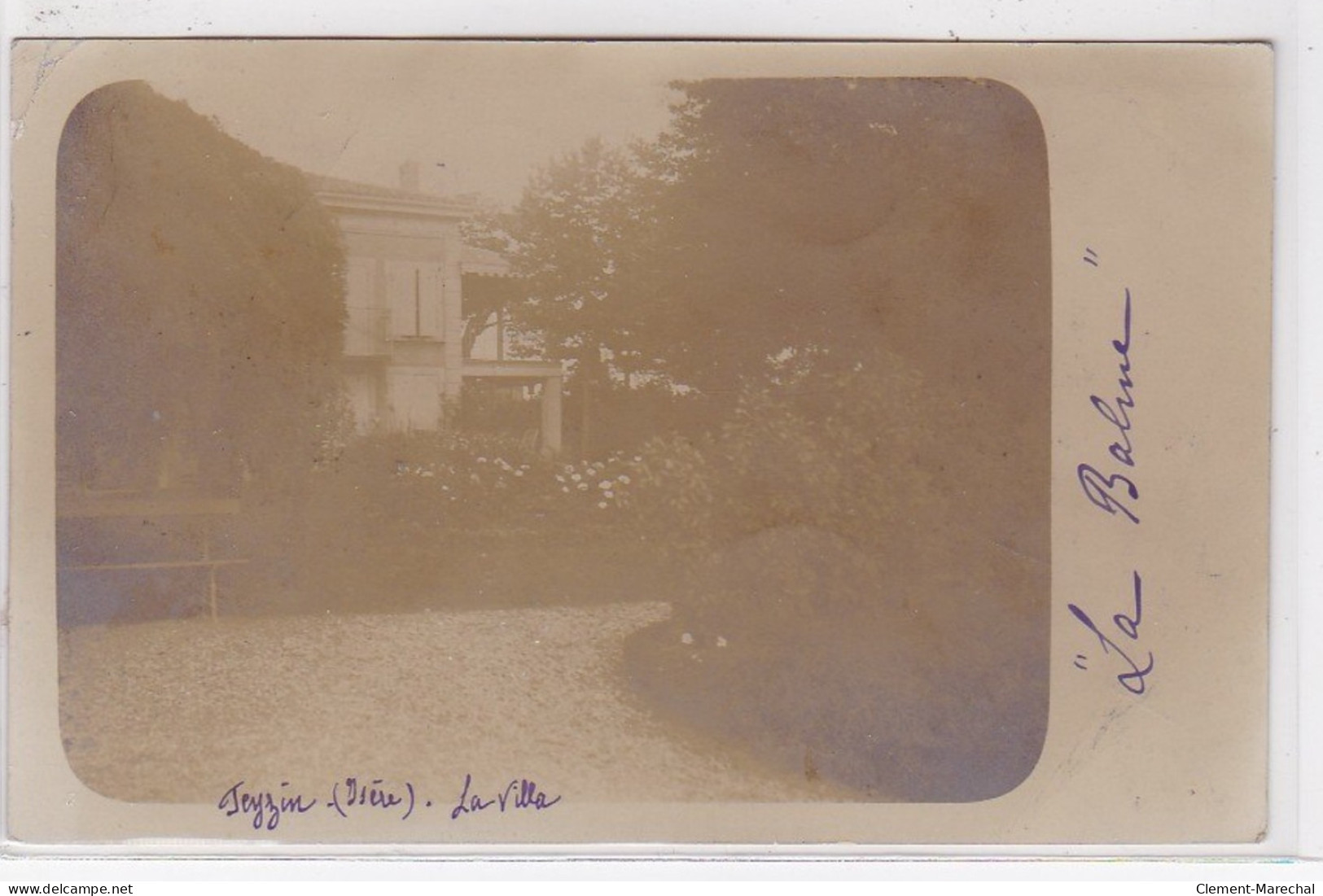 FEYZIN : Carte Photo D'une Villa "la Balme ?" - Très Bon état - Altri & Non Classificati