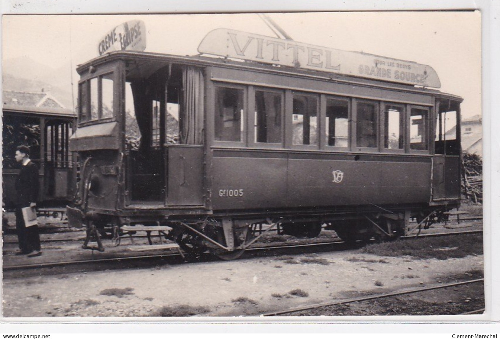 GRENOBLE : Photo Format Cpa De L'année 1946 - Tramway - Chemin De Fer - Très Bon état - Grenoble