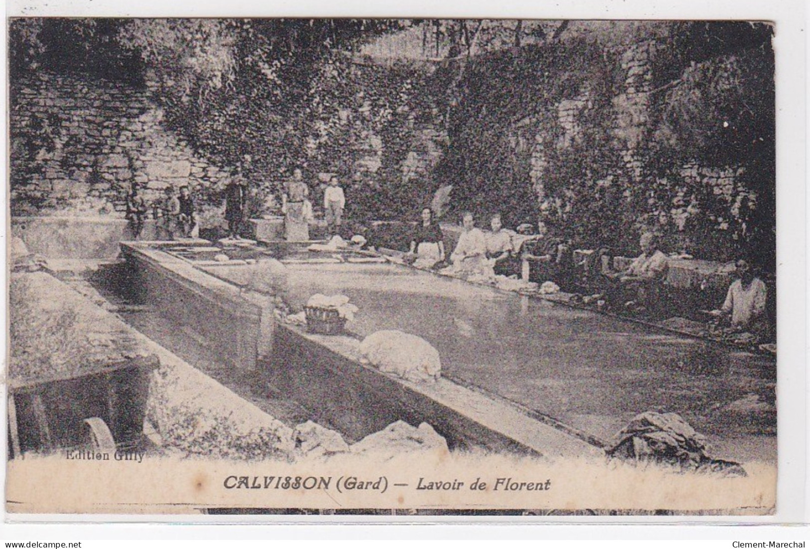 CALVISSON : LAVOIR DE FLORENT - Très Bon état - Andere & Zonder Classificatie